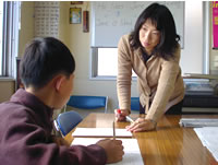 小学生のクラスはリーディングと多量のドリル